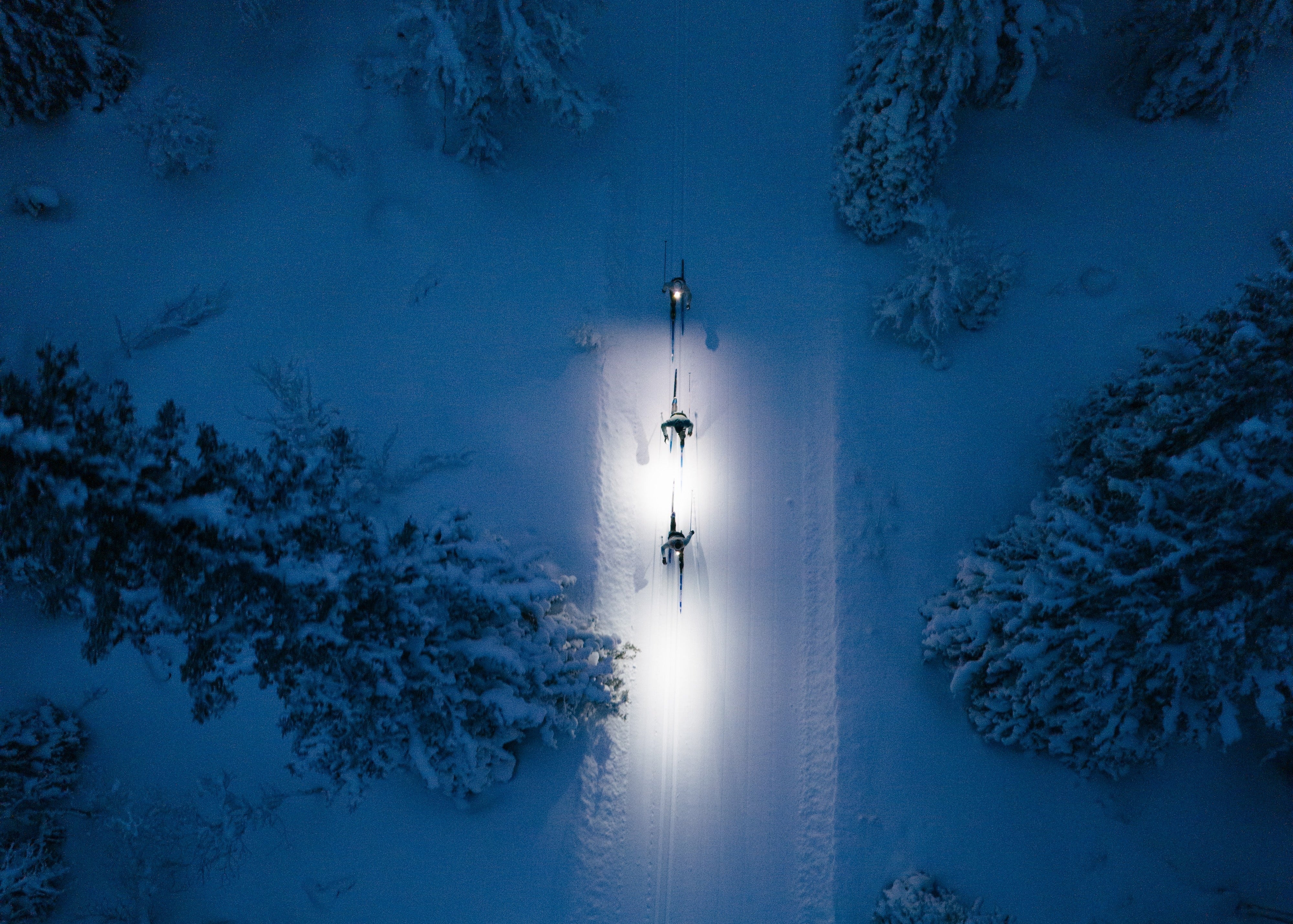 Headlamp guide: Cross-country skiing