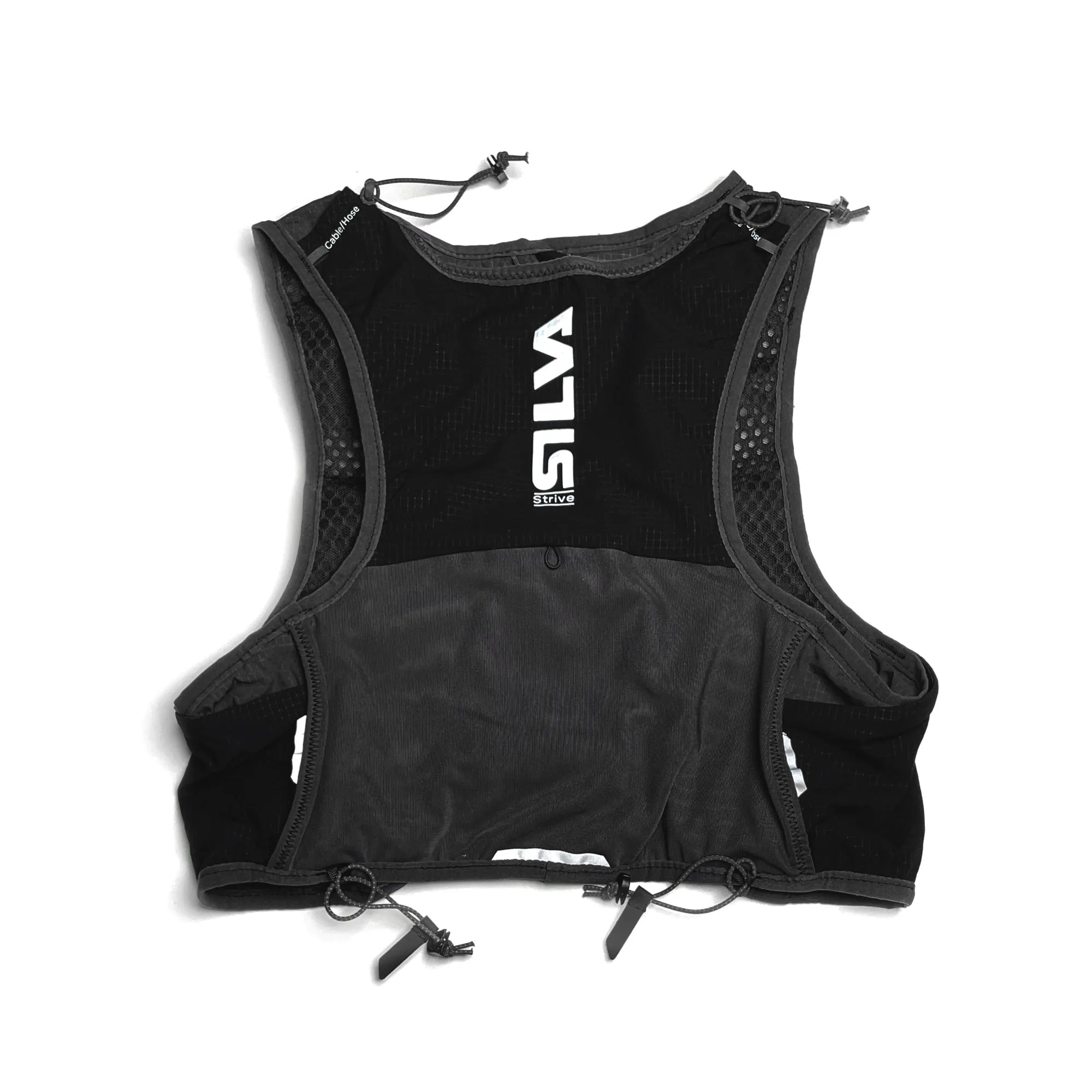 Strive 5 Vest Black SS26 - Back flat