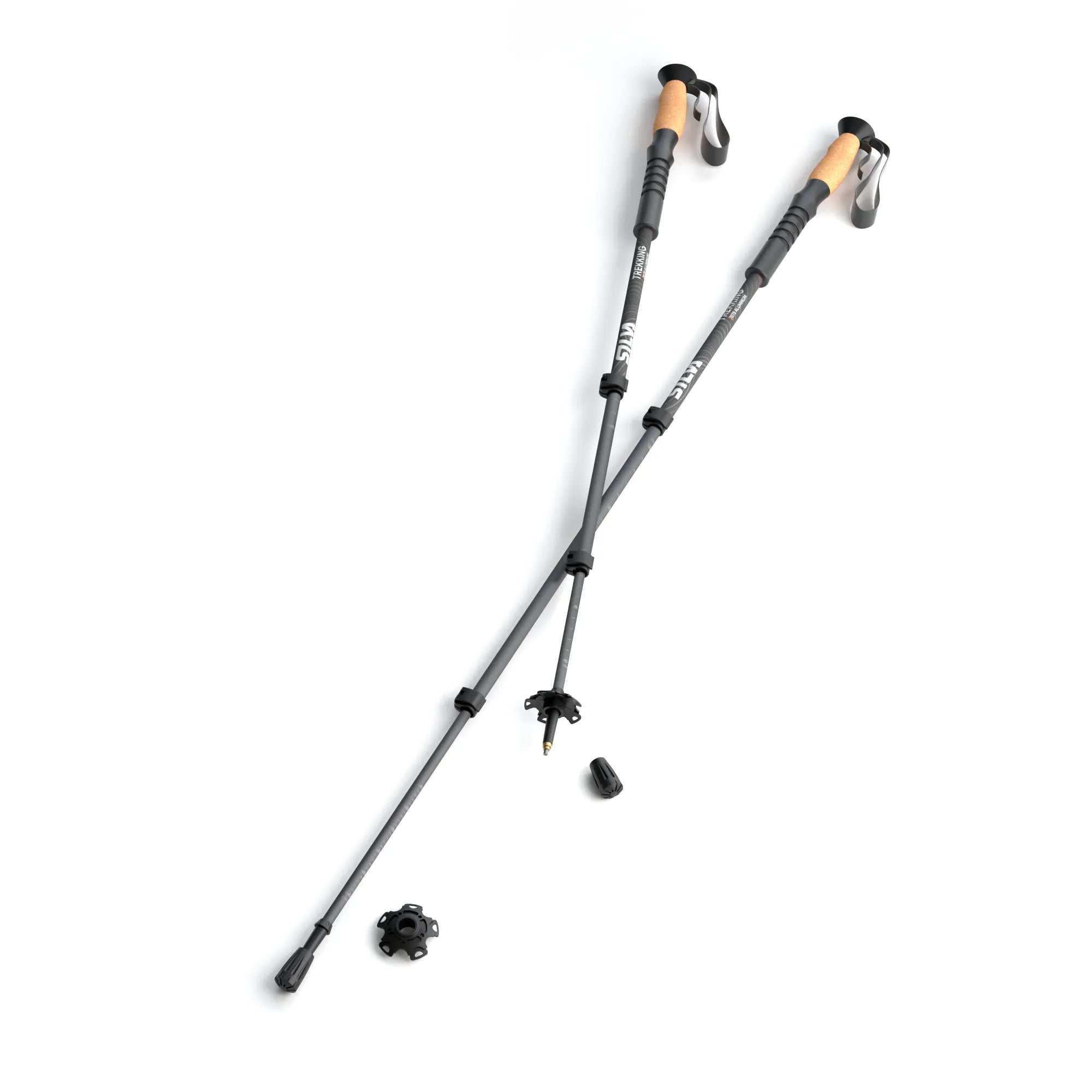 Trekking Poles Aluminum Cork (Gray)_38121_main persp