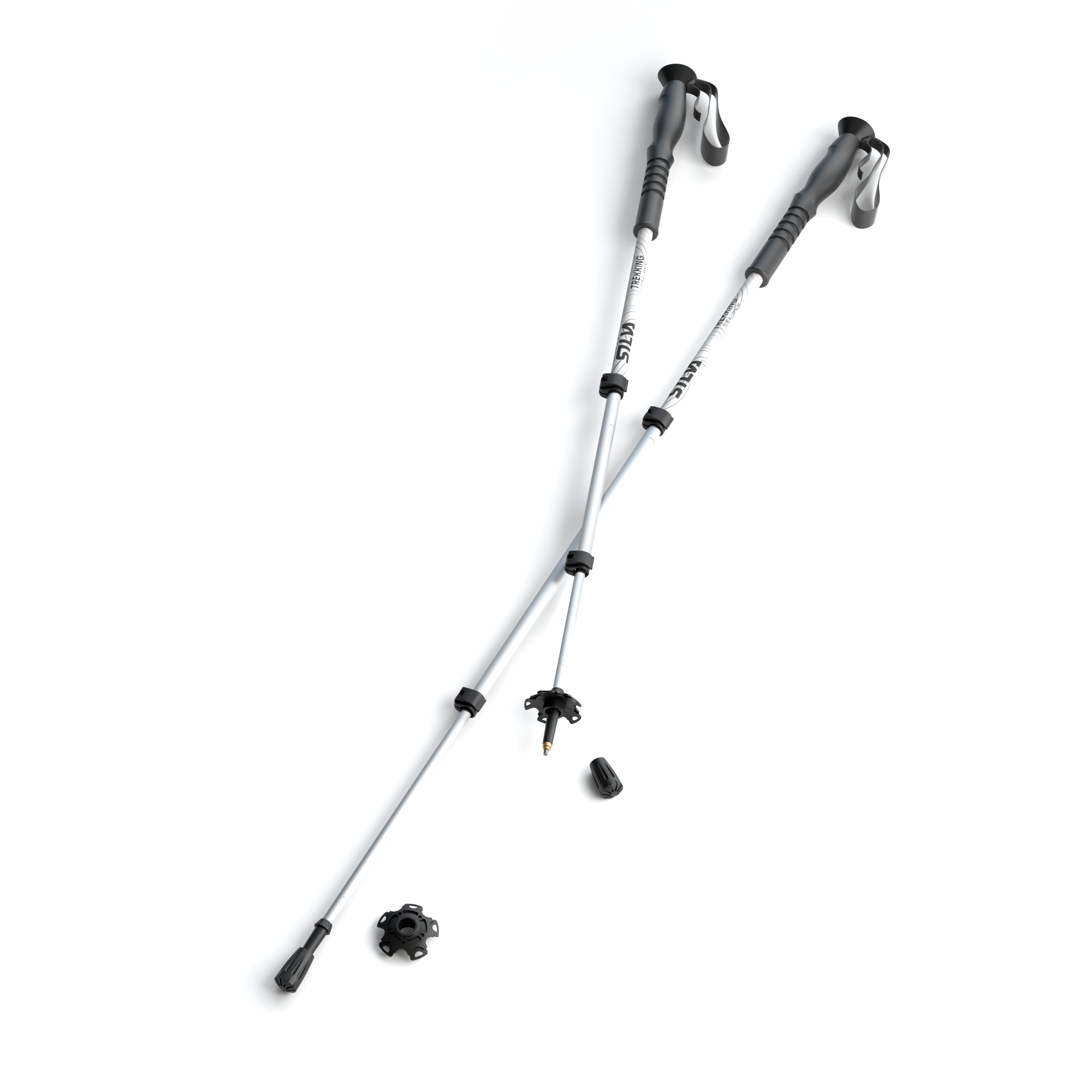 Trekking Poles Aluminum (White)_38122_main persp