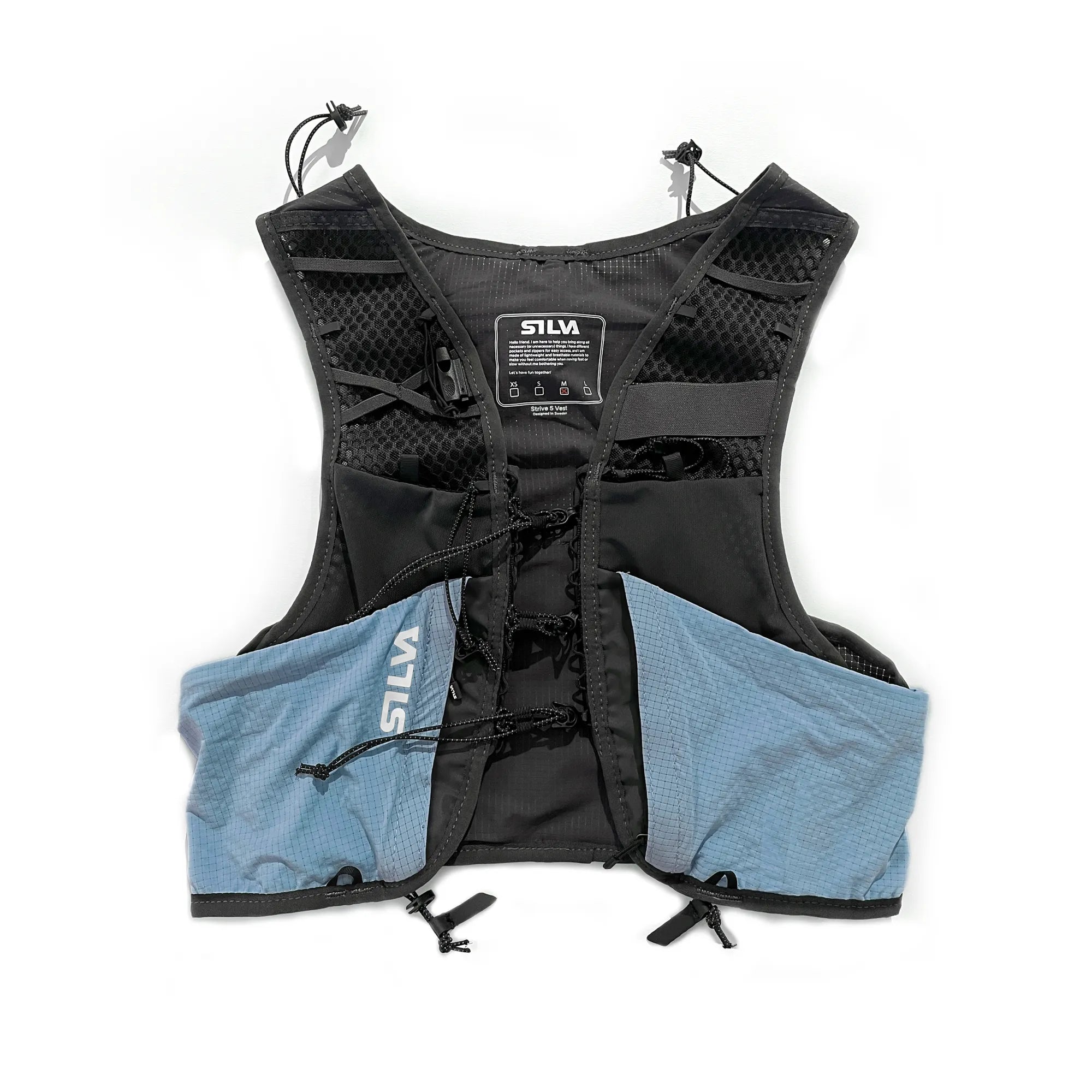 Strive 5 Vest Blue SS26 - Front flat