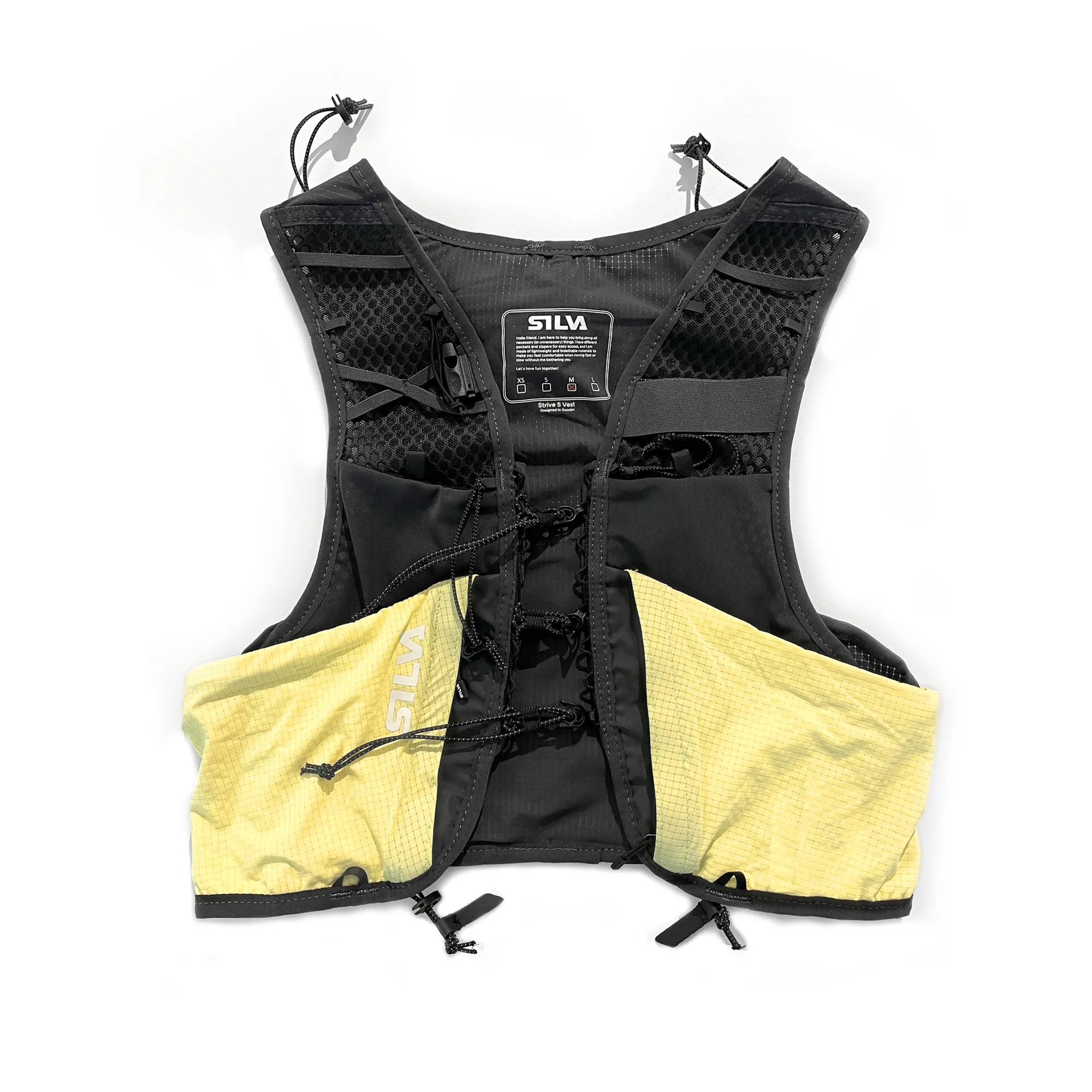 Strive 5 Vest Yellow SS26 - Front flat