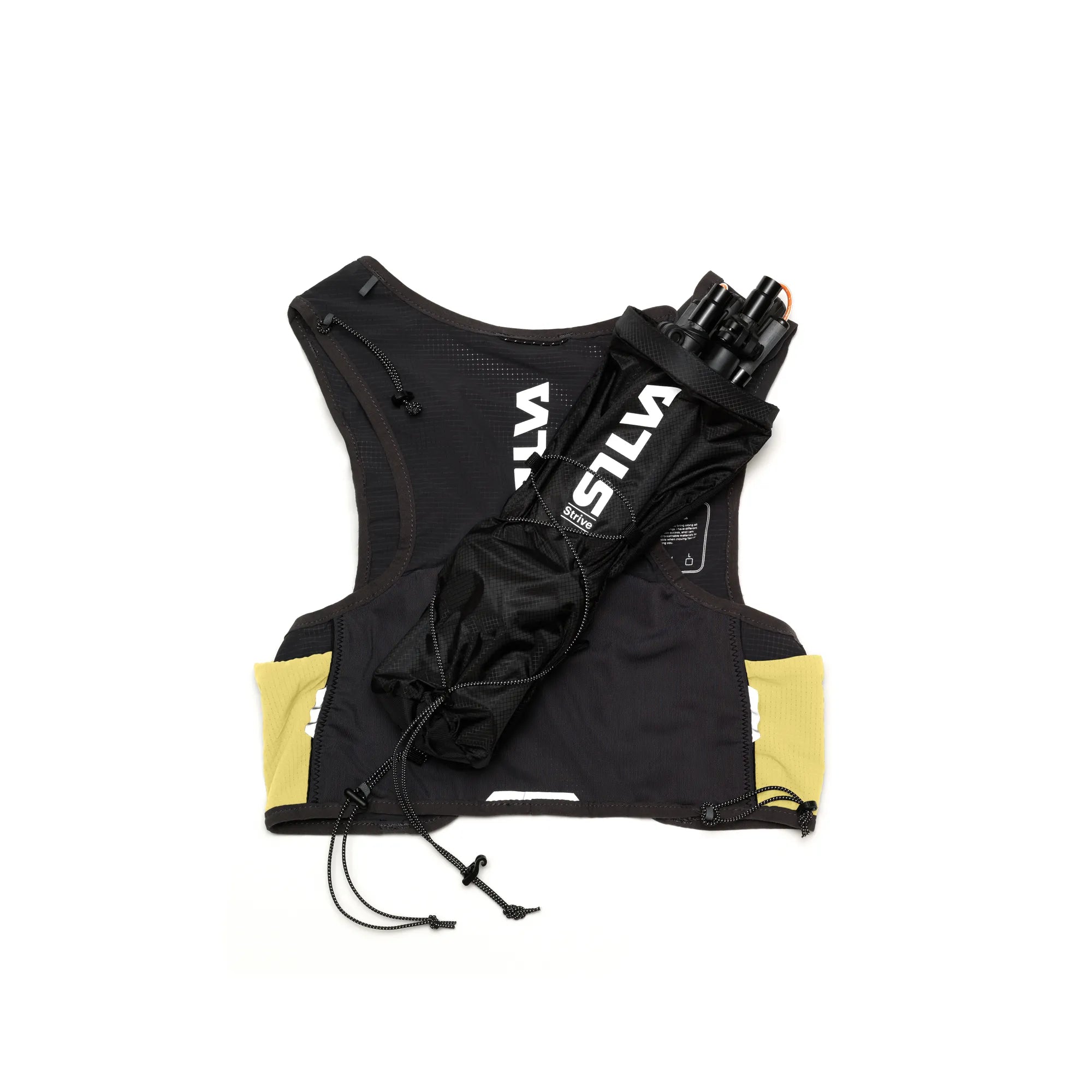 Strive Fly Vest Yellow SS26 - Quiver mounted