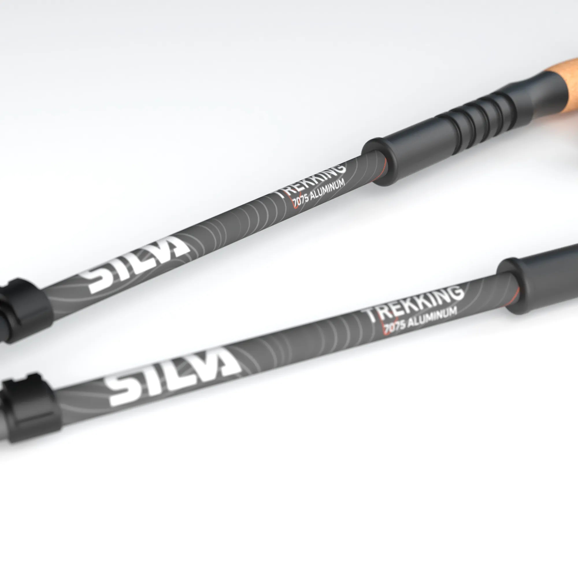 Trekking Poles Aluminum Cork (Gray)_38121_detail